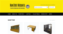 Desktop Screenshot of main-street-mercantile.com