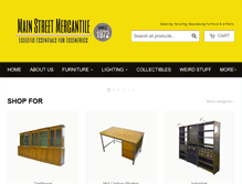 Tablet Screenshot of main-street-mercantile.com